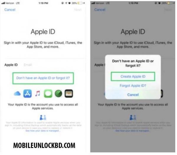 How to create a new Apple id in Bangladesh - MobileUnlockBD